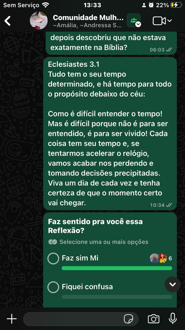 Print da comunidade